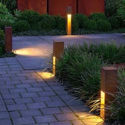 éclairage de jardin
