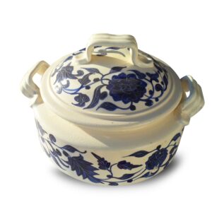 Soupière céramique fleure bleue 22 cm