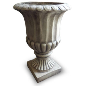 Vase de jardin cache pot sur pied en béton BF035