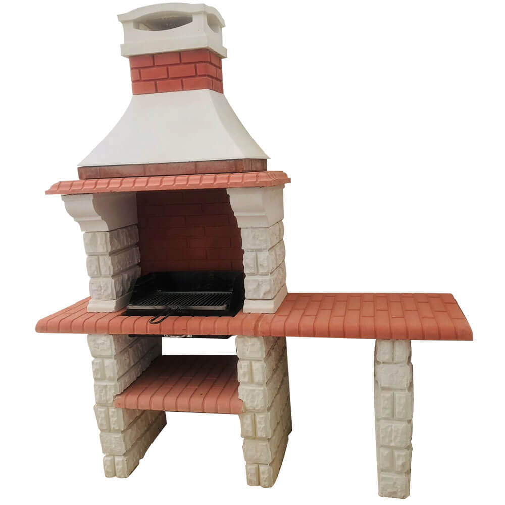 Barbecue en béton avec plan de travail – Réf : BBP10