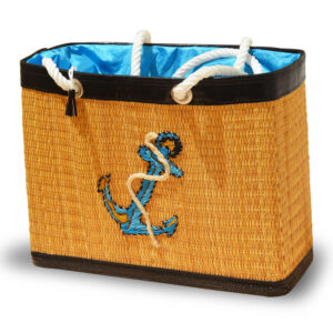 Sac de plage grande taille en smar motif ancre