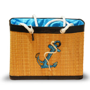 Sac de plage grande taille en smar motif ancre