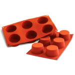 Moule silicone 6 muffins Ø 7cm Silikomart