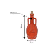 bouteille en ceramique modèle bobo face 500ml