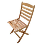 chaise pliable en bois benz hilel CH002