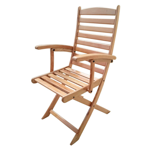 Chaise pliante étoile en bois blenz 