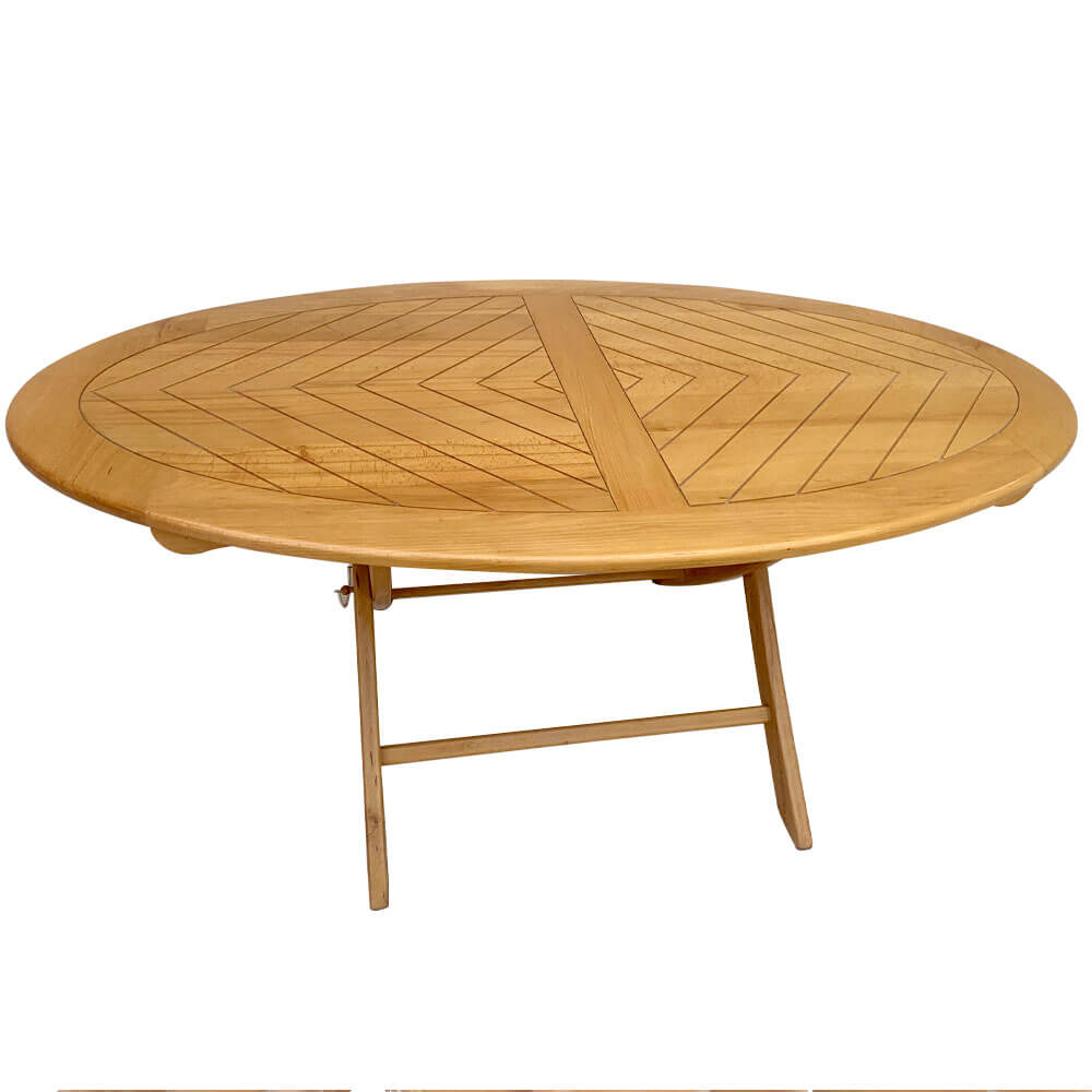 Grande Table ovale en bois blenz TA001