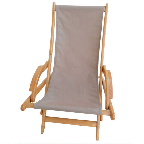 Chaise longue en bois blenz pliable