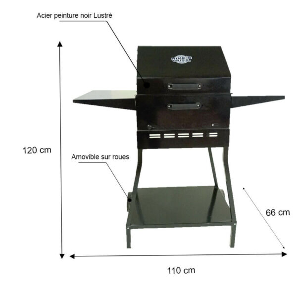 barbecue au charbon de bois mikes grill dim