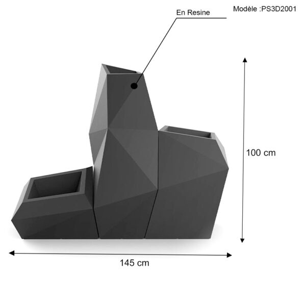 Pack socco II 3D en résine Réf PS3D