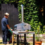Four a pizza Napoli en acier inoxydable