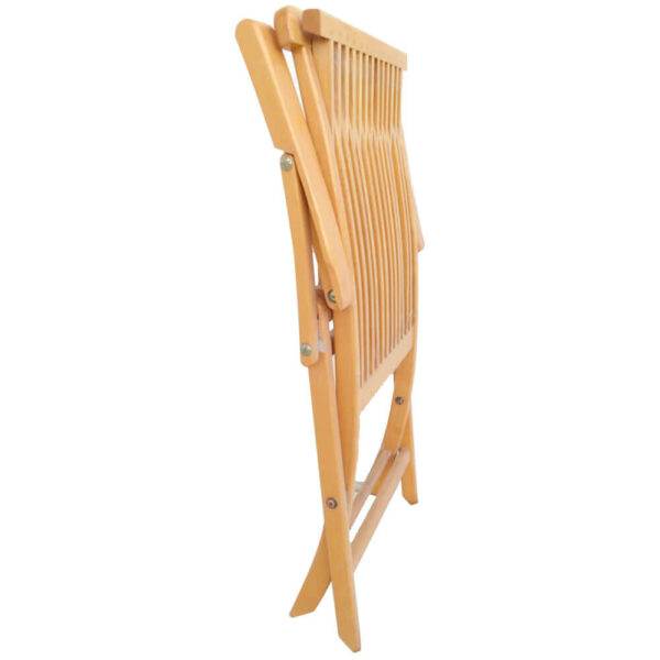 chaise lune pliante en bois avec accoudoir CH003