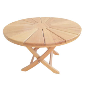 Table basse ronde pliante soleil Ø80cm TB005