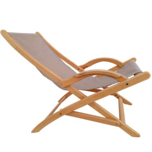 Chaise longue en bois blenz natte CL001