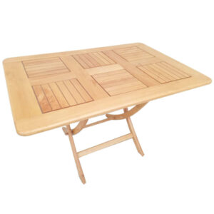 Table rectangulaire pliante en bois TA017