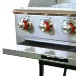 Barbecue au gaz Inox 5 brûleurs a poser couv2